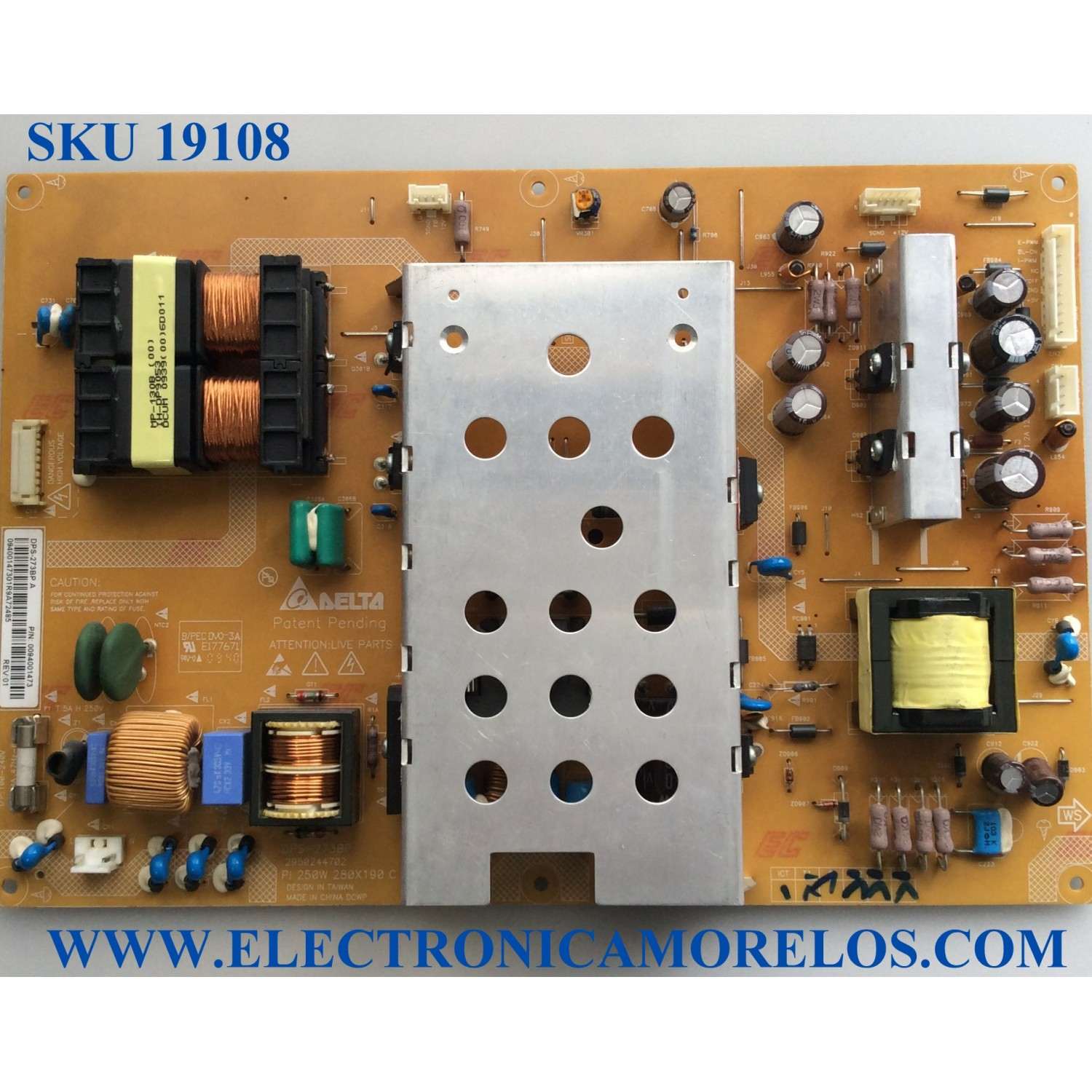 FUENTE DE PODER / HAIER / WESTSELL DPS-273BP / 2950244702 / E177671 / PI250W280X190C / PANEL T400HW02 V.2 XXXXG / MODELO HL40XP1